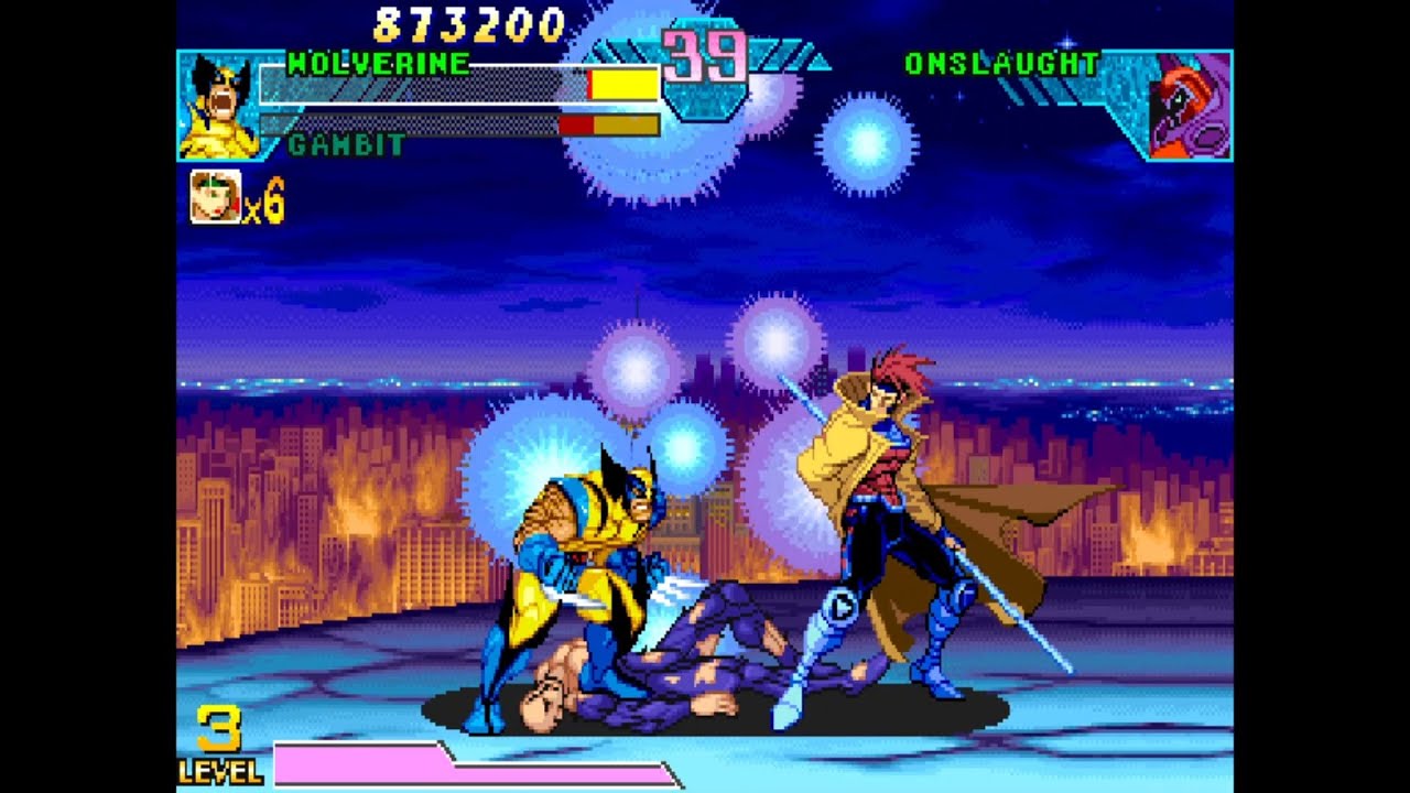 WOLVERINE & GAMBIT — Claws and Kinetic Cards! | Marvel vs Capcom: Clash of Super Heroes