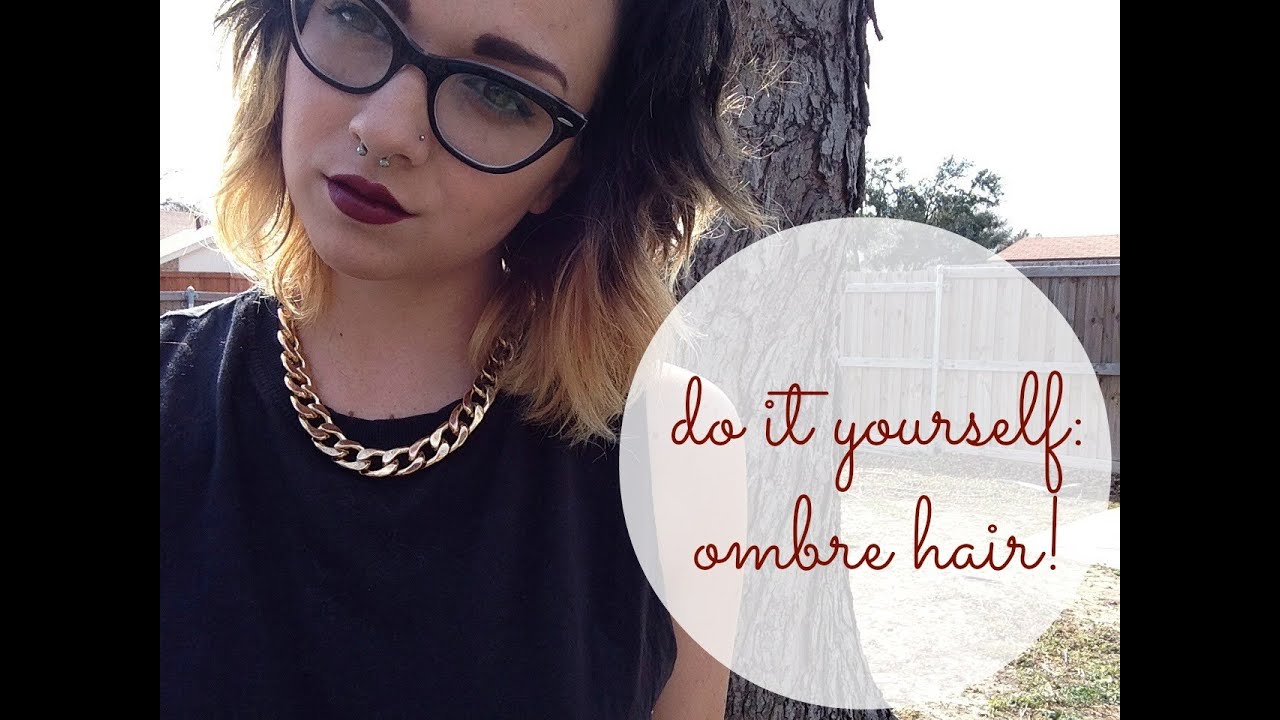 Do It Yourself Ombre Hair For Short Hair YouTube