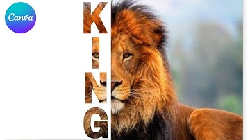 Canva Tutorial: Create a Stunning Half Face Text Portrait Effect