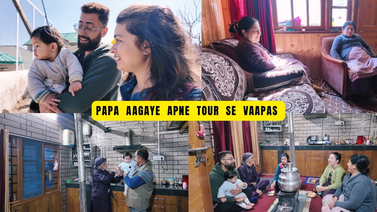 Papa Aagaye Apne Tour Se Vaapas // Aavya Ne Kari Dada Ke Sath Masti // Jiju Chale Gaye Shimla 