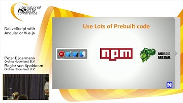 NativeScript with Angular or Vue.js | P. Eijgermans & R. van Apeldoorn | IPC Spring 2018