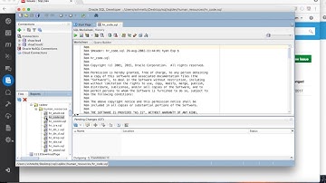 Managing Oracle SQL Code with SQLDeveloper and Git in Oracle Developer Cloud Service