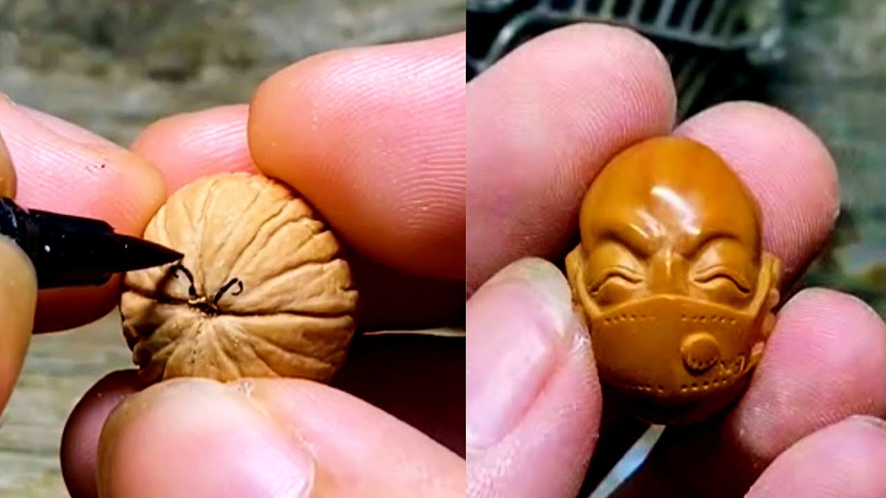Amazing Wood Carving Skill Amazing Olive Carving Skill Wood Carving