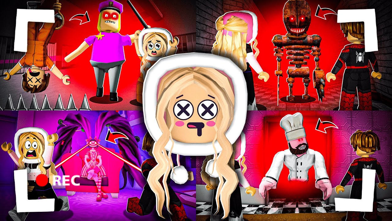 Escape EVIL Doll House, Police Girl Prison, Mr Nightmare School, Rainbow Friends - Best Of Roblox