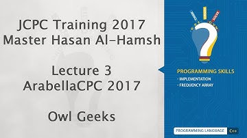 JCPC Training 2017: ArabellaCPC 2017 - Owl Geeks