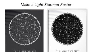 Light Version Starmap Poster Creator Tutorial