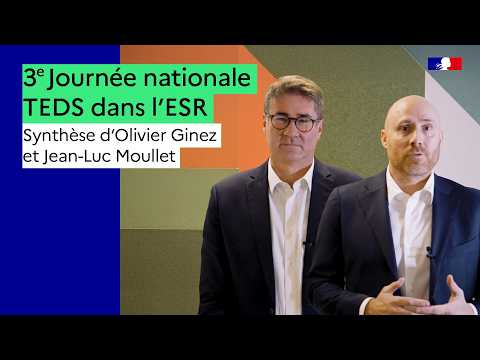 3e Journée nationale TEDS dans l'ESR synthèse de la journée par les directeurs généraux