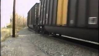 CSX empty coal train west bound through Staunton, Virginia.