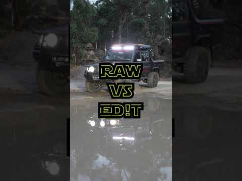 RAW vs EDIT VEHICLE MIRRORED