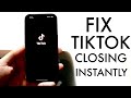 How To FIX TikTok Closing By Itself!