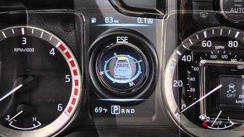 2016 NISSAN TITAN Diesel - Vehicle Information Display