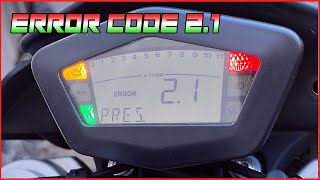 Ducati error code "2.1 pres" fix