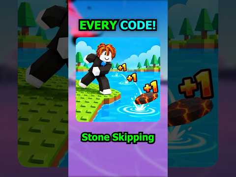 EVERY CODE In +1 Stone Skipping!