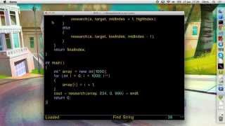 C++ Screencast 1, Reformatting Binary Search