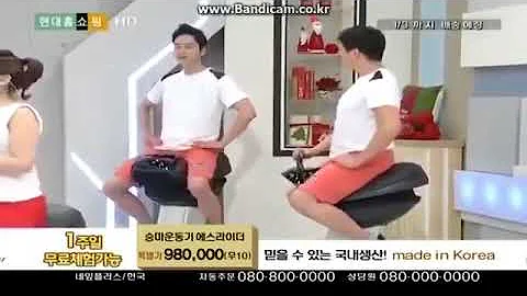 스커트 안으로 쑥 들어가는 스태프 손, 여 아나운서들의 마이크 착용 모습.