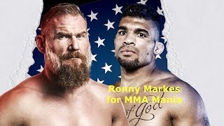 Ronny Markes Interview Before Josh Barnett at Bellator 235