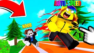 I Used an AUTO CLICKER and Became the FASTEST in the WORLD.. (Roblox)