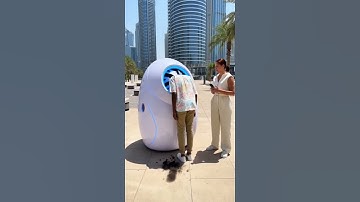 Dubai’s Newest AI Salon Robot Will Shock You AI Instant Curl Machine 4.0 💇‍♀️ Dubais Future Is Here