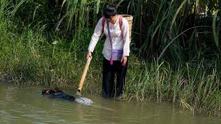 Tieu Huong bravely and skillfully rescued a young woman facing imminent danger.