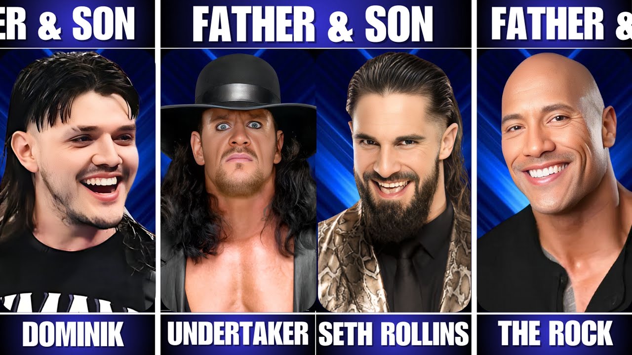 WWE Superstars And Their Father and Son | wrestlinginc