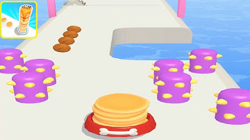 Pancake Run ! All Levels Gameplay (149-154) android, ios