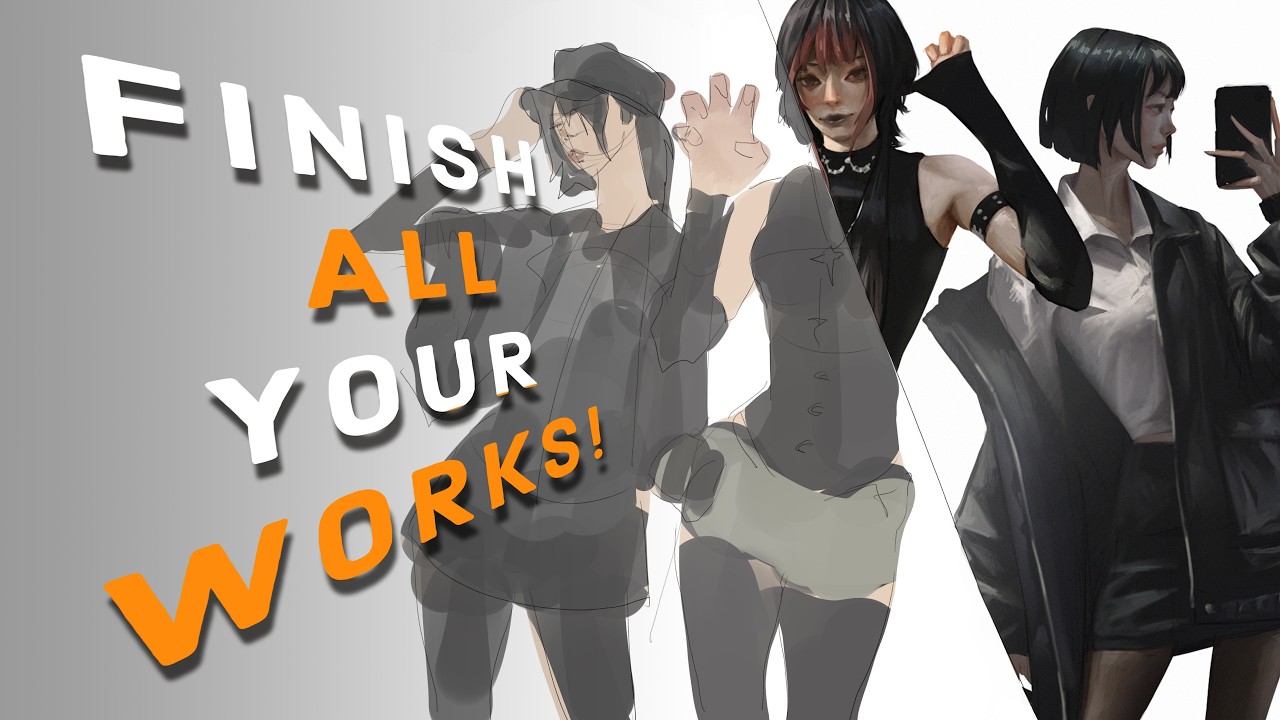 Stop Abandoning Drawings: A 3-Step Process to Finish Every Piece. - YouTube