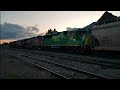 CN L594W going through Sussex NB with NBSR 4301 in tow on August 1st