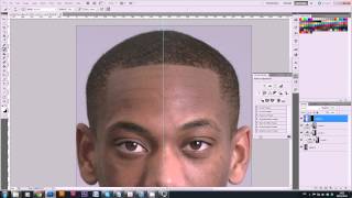 PES 2014 Facemaking Tutorial: Remove harsh shadows from a photo screenshot 1