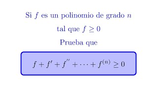 Problem 26 Chapter 11 Spivak Calculus
