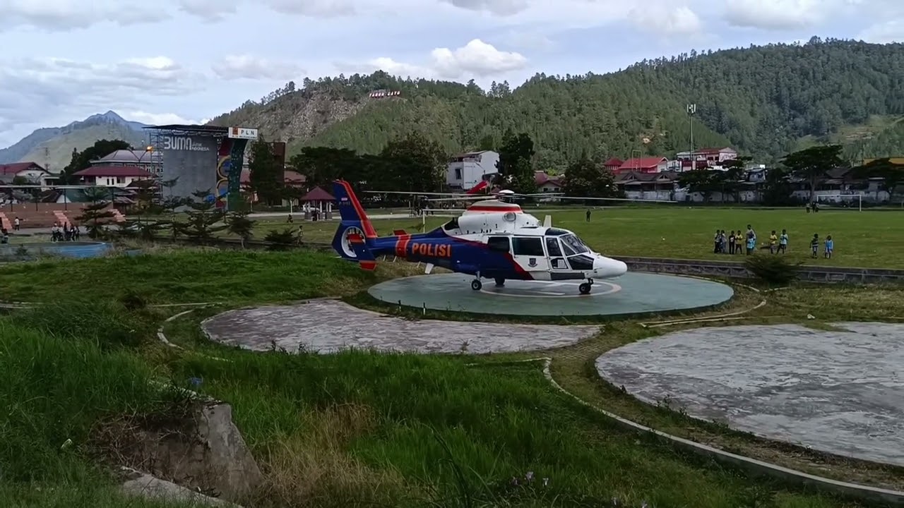 HELIKOPTER POLISI PATROLI DI TAKENGON