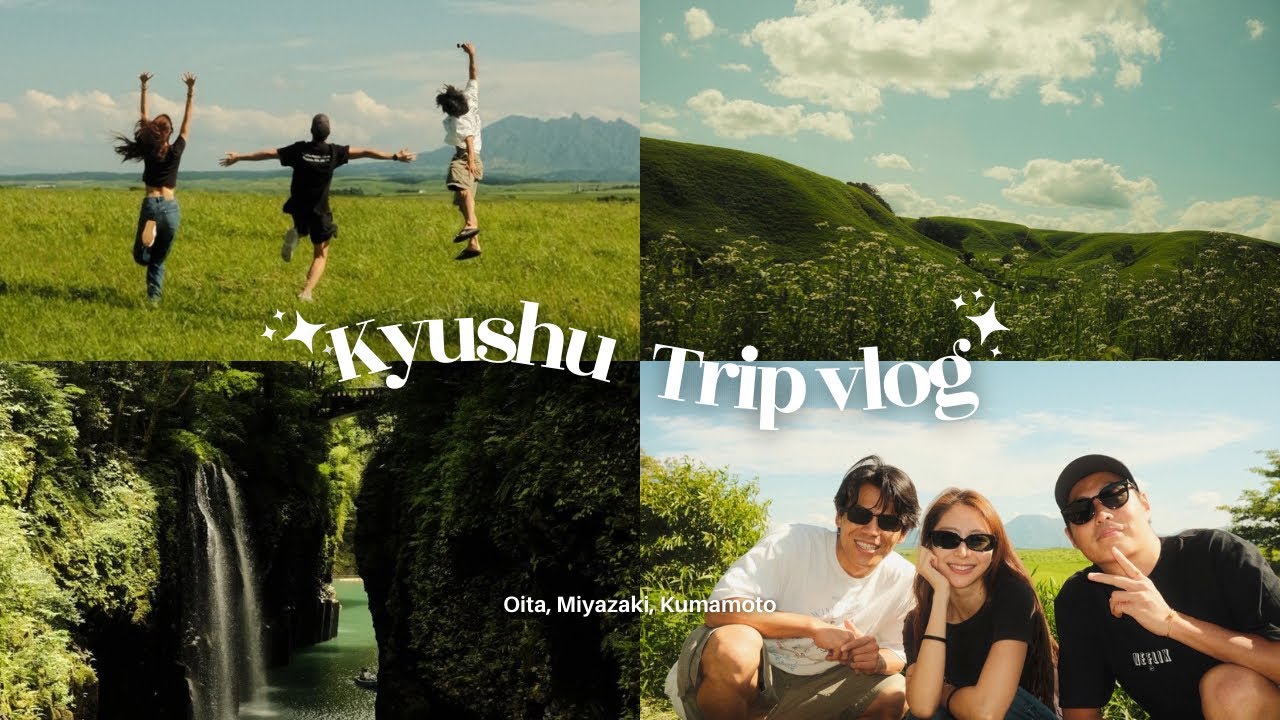 【Travel Vlog】Oita, Miyazaki&Kumamoto Kyushu Trip🌱