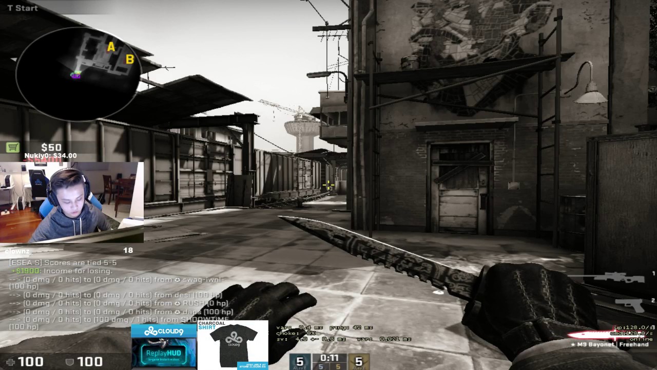 gaming logo Stewie2k Plays ESEA Rank S 20161121 Train