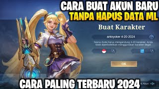 Cara bikin akun baru Mobile legends tanpa hapus data terbaru 2024 - tutorial bikin akun di MLBB 2024