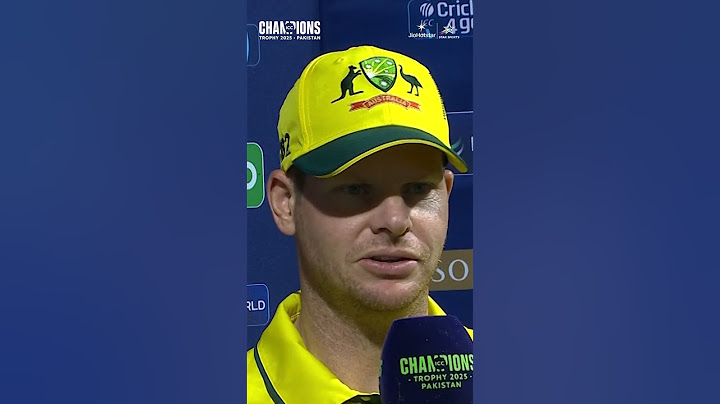 Steve Smith reacts after qualifying for the semi-finals! | #AFGvAUS | #ChampionsTrophyOnJioStar