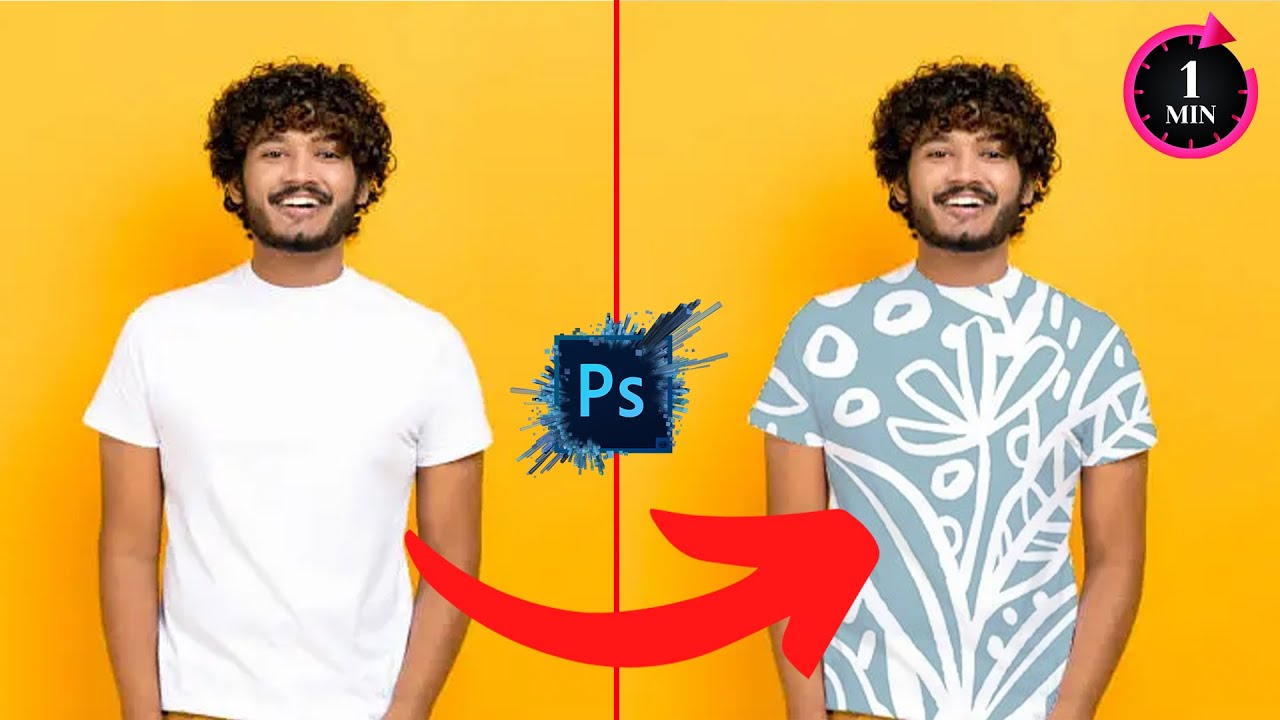 How to Add Patterns to Clothing in Photoshop | Putting Any Design on a ...