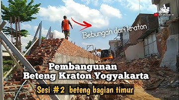 Pembangunan Beteng Kraton Yogyakarta sisi timur warga dapat BEBUNGAH