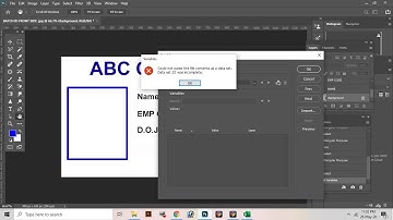 DATA SET INCOMPLETE ERROR IN PHOTOSHOP RESOLVED