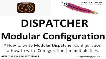 Dispatcher #5 | Dispatcher modular configuration