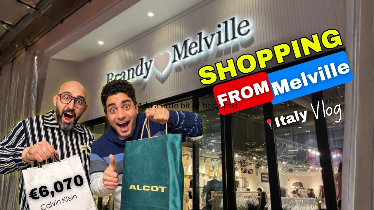 Brandy Melville Shopping Vlog | Shopping In Italy Too Expensive