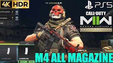 MW2 Vault Edition M4 All Magazine | Modern Warfare 2 Vault Edition M4 Magazines | MW2 M4 Attachments