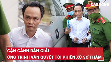 Cận cảnh ông Trịnh Văn Quyết mặc áo sơ mi trắng, quần âu được dẫn giải tới phiên xử sơ thẩm | BLĐ