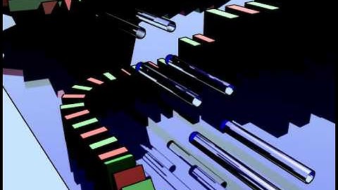 Simulation Domino - Blender