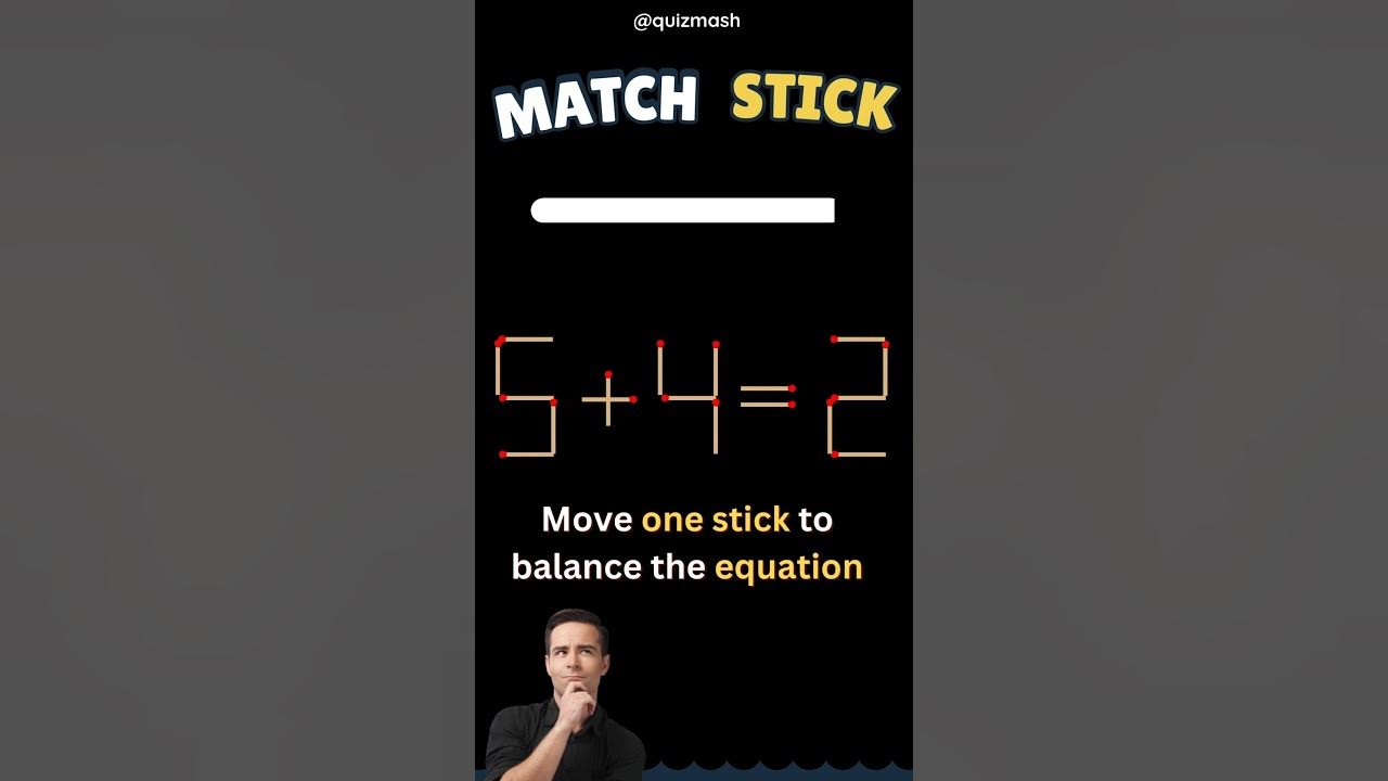 🔢🔥 "This Matchstick Puzzle Is Driving Everyone Crazy! Can You Solve It