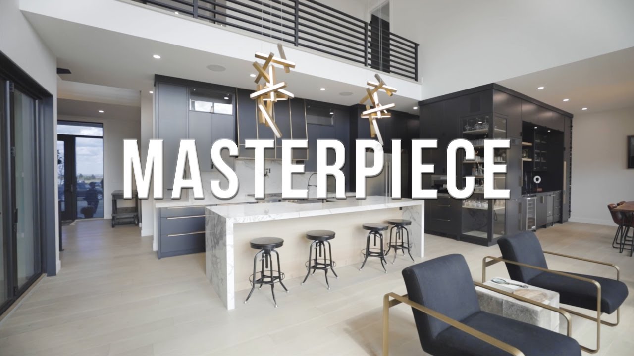 Inside a BRAND NEW CUSTOM DESIGNED Luxury Show Home MANSION in DeWinton