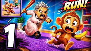 Tricky Monkey House Prankster Gameplay Part - 1 Crazy Monkey (Android, iOS)