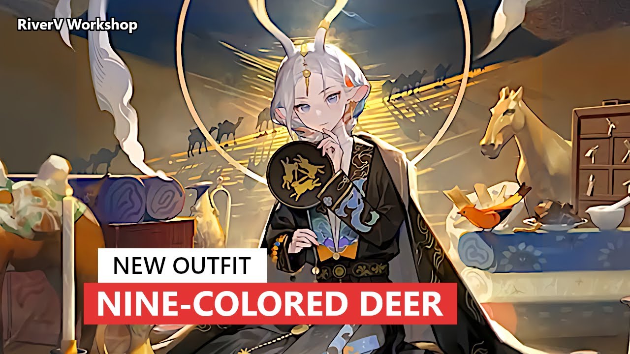 Nine-Colored Deer New Skin | Arknights/明日方舟 九色鹿の新しいコーデ - YouTube
