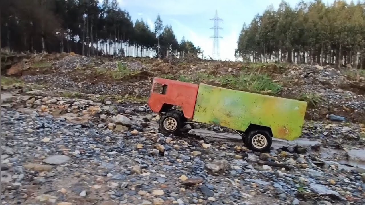 Diy built finished and driving Man kat dakar 1/10 - YouTube