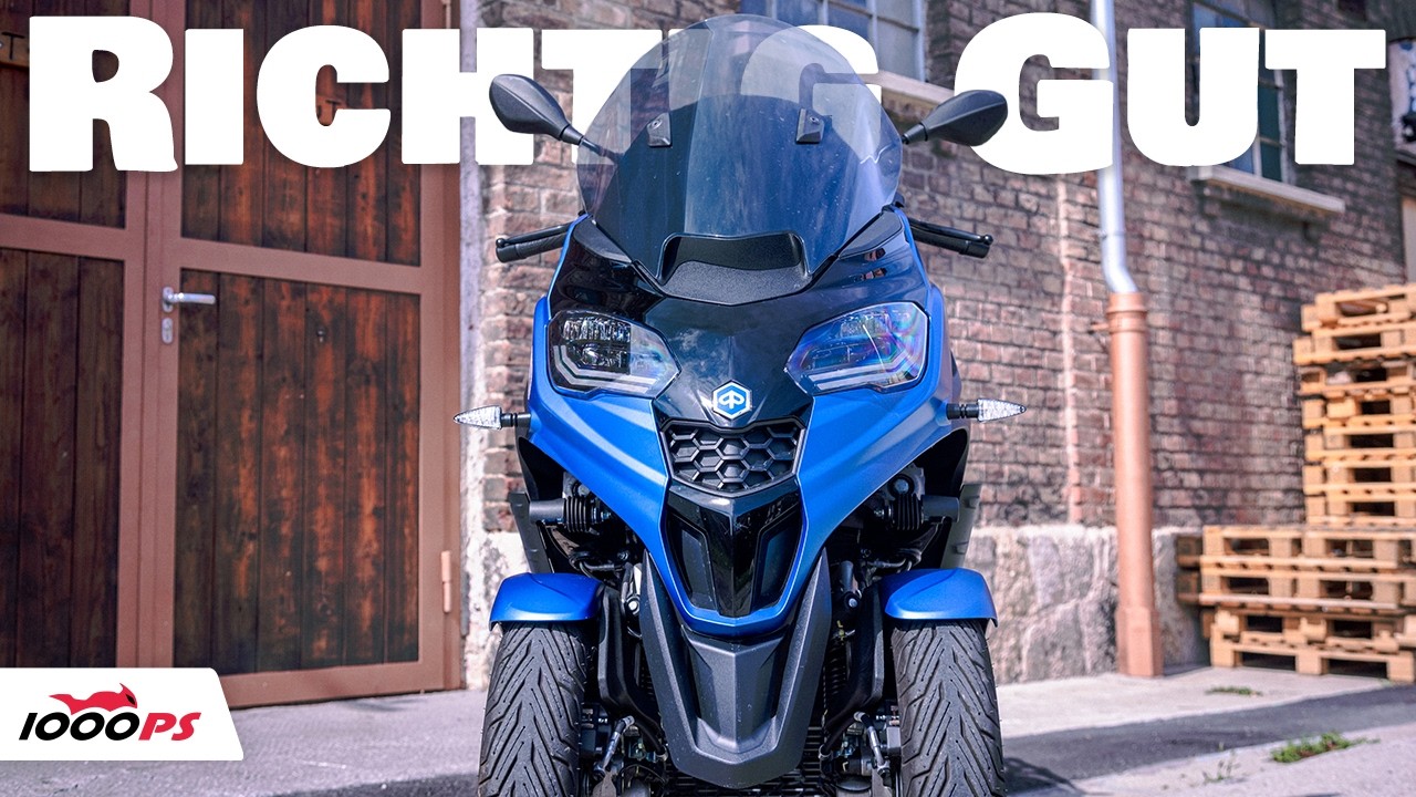 Piaggio MP3 Sport 310 Test 2025 - Three-Wheeled Scooter for Car Drivers