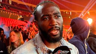 Emotional Terence Crawford REACTS to Spence retirement after Tszyu loss