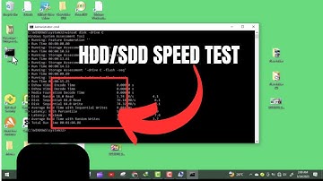 How To Speed Test HDD/SSD with Only One command | CMD